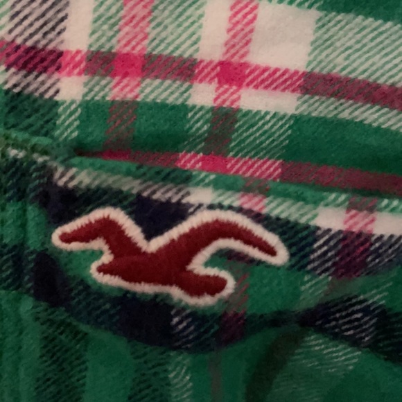 Hollister plaid flannel button down Large - Picture 3 of 5